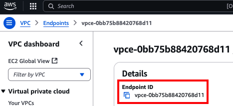 VPC Endpoint ID